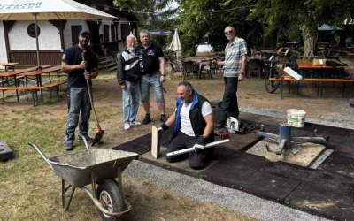 Tolles Ergebnis beim Arbeitseinsatz